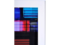 Onleesbaar gesigneerd - raamlicht - zeefdruk - afbeelding 6 van  6