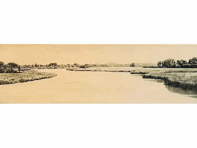 Onleesbaar getekend - kleurenets - épreuve d'artiste - afbeelding 1 van  9