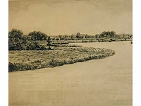 Onleesbaar getekend - kleurenets - épreuve d'artiste - afbeelding 2 van  9