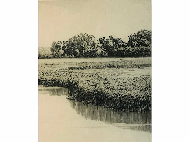 Onleesbaar getekend - kleurenets - épreuve d'artiste - afbeelding 6 van  9