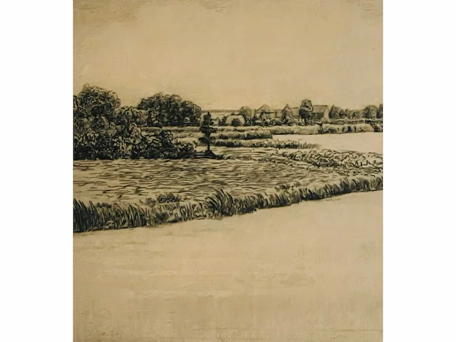 Onleesbaar getekend - kleurenets - épreuve d'artiste - afbeelding 7 van  9