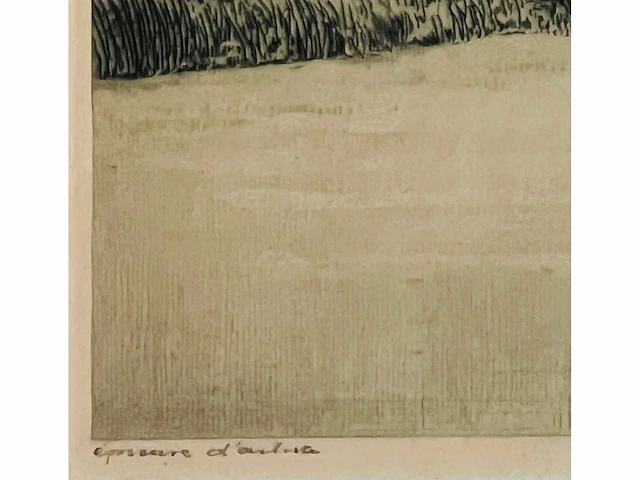 Onleesbaar getekend - kleurenets - épreuve d'artiste - afbeelding 9 van  9