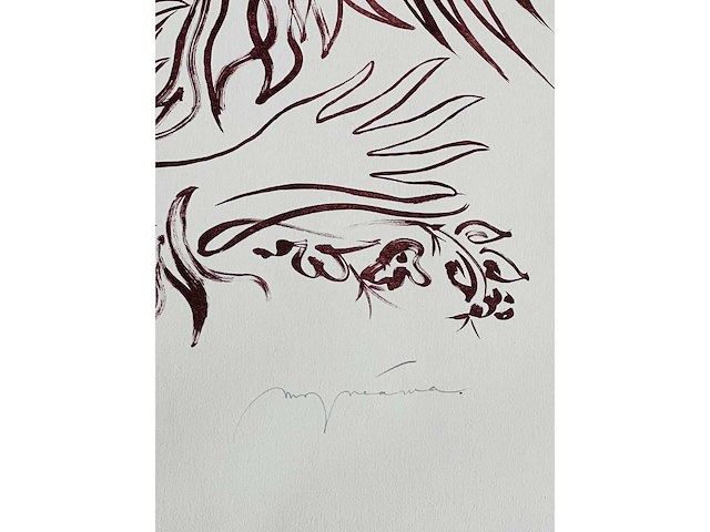 Onleesbaar getekend - kleurenzeefdruk - vanaf 1 euro - afbeelding 5 van  6