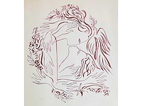 Onleesbaar getekend - kleurenzeefdruk - afbeelding 4 van  6