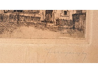 Onleesbaar signatuur - béguinage (courtrai) - ets - afbeelding 2 van  6