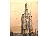 Onleesbaar signatuur - béguinage (courtrai) - ets - afbeelding 4 van  6