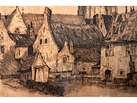 Onleesbaar signatuur - béguinage (courtrai) - ets - afbeelding 5 van  6