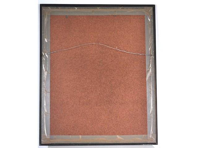 Onleesbaar signatuur - gemengde techniek - acryl op papier - afbeelding 7 van  7