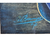 Onleesbaar signatuur - mannelijk naakt - pastel - afbeelding 3 van  7