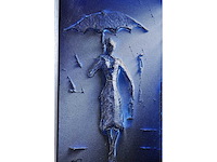 Onleesbaar signatuur - paris - mixed media op doek - 50x60 cm - 1982 - afbeelding 4 van  11