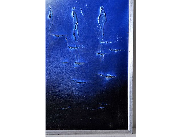 Onleesbaar signatuur - paris - mixed media op doek - 50x60 cm - 1982 - afbeelding 5 van  11