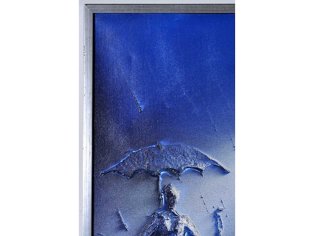 Onleesbaar signatuur - paris - mixed media op doek - 50x60 cm - 1982 - afbeelding 7 van  11