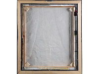 Onleesbaar signatuur - tweeluik - gemengde techniek op doek - afbeelding 5 van  6