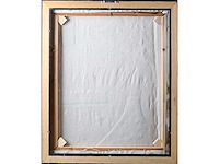 Onleesbaar signatuur - tweeluik - gemengde techniek op doek - afbeelding 6 van  6