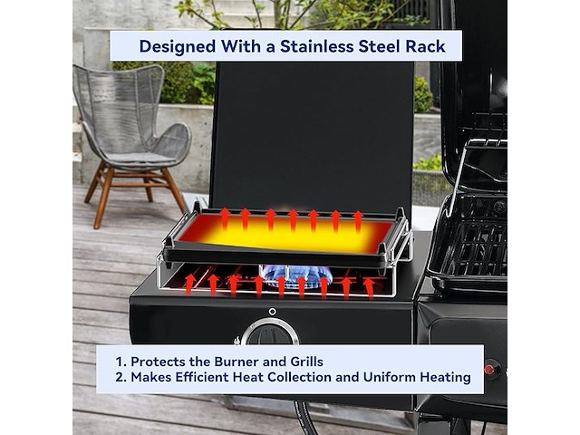 Onlyfire gietijzeren zijfornuis - afbeelding 5 van  6