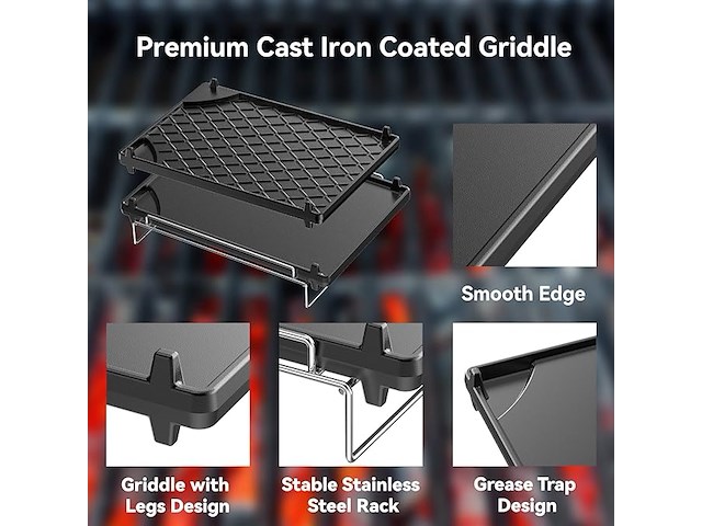 Onlyfire gietijzeren zijfornuis - afbeelding 6 van  6