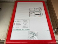 Ontruimings plattegrond bord (7x) - afbeelding 1 van  2