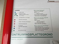 Ontruimings plattegrond bord (7x) - afbeelding 2 van  2