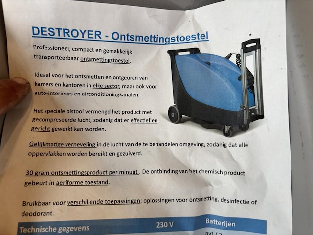 Ontsmettingstoestel - afbeelding 6 van  6