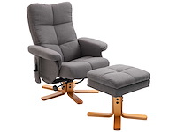 Ontspannende fauteuil met voetensteun, opbergruimte - afbeelding 3 van  6