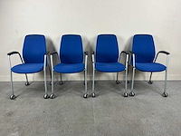 Ontvangststoel - waiting room chair (4x) - afbeelding 1 van  5
