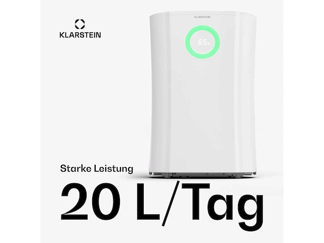 Ontvochtiger - dryfy pro 20 compressie 20l/dag 20-30m² - afbeelding 3 van  6