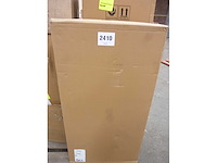 Ontwerpbureau volledig gemaakt van melamine met een eikenhouten afwerking - afbeelding 2 van  10