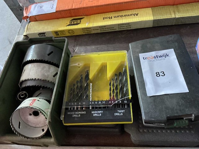 Onvolledige sets diverse boren (5x) - afbeelding 1 van  1