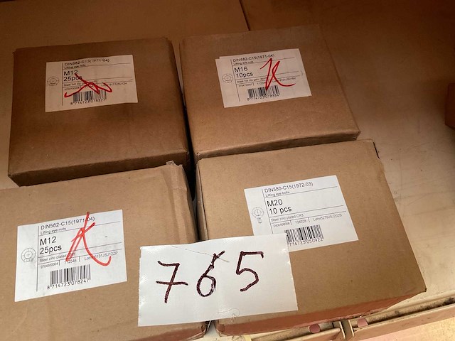 Oog bouten en moeren - afbeelding 1 van  3