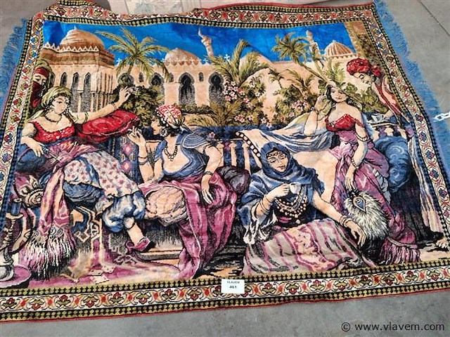 Oosters wandtapijt - afbeelding 1 van  2