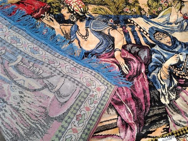 Oosters wandtapijt - afbeelding 2 van  2