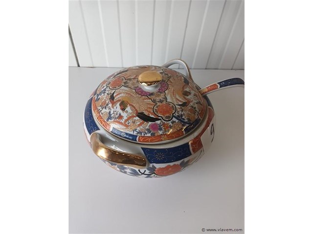 Oosterse dekselpot - afbeelding 2 van  4