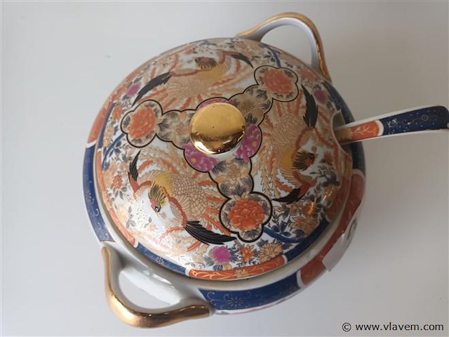 Oosterse dekselpot - afbeelding 4 van  4