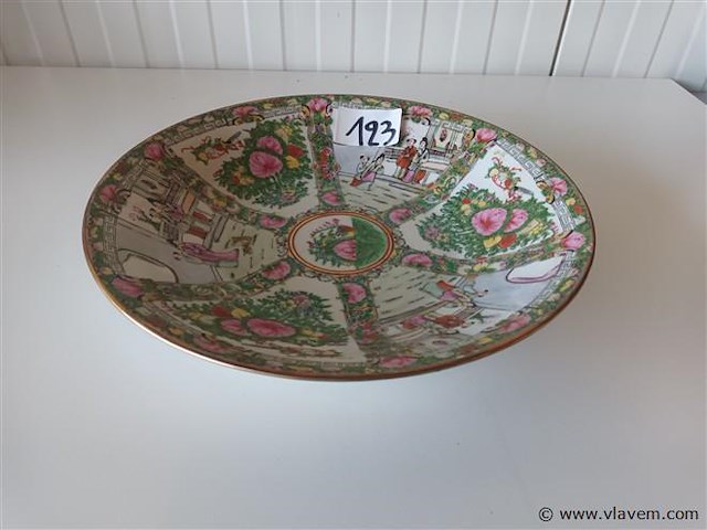 Oosterse schaal - afbeelding 1 van  4