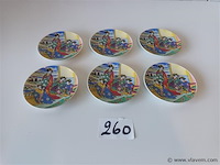 Oosterse sierborden. 6 stuks - afbeelding 1 van  3