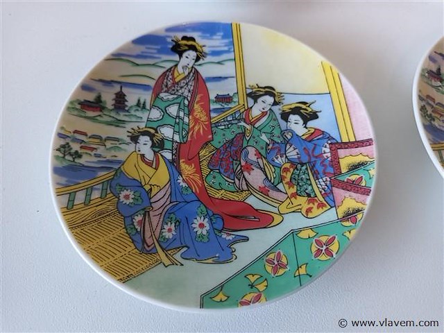 Oosterse sierborden. 6 stuks - afbeelding 2 van  3