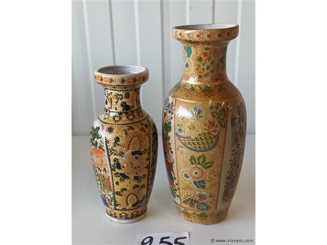 Oosterse vazen. 2 stuks - afbeelding 5 van  5