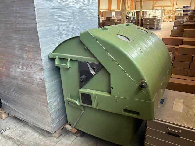 Op afvalcontainer / rollende container - afbeelding 6 van  6
