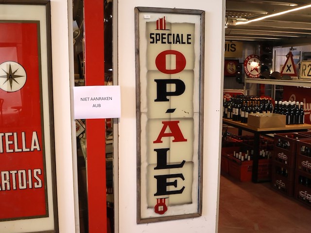 Op-ale glazen vintage reclame - afbeelding 1 van  8