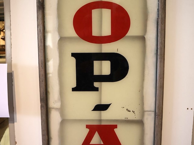 Op-ale glazen vintage reclame - afbeelding 3 van  8