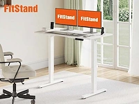 Op hoogte verstelbaar bureau met een blad van 120 x 60 cm - afbeelding 2 van  5