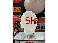 Opaline glazen schelpbol 44 cm - overige woonaccessoires