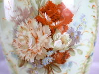 Opaline vaas handgeschilderd - afbeelding 3 van  7