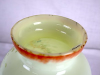 Opaline vaas handgeschilderd - afbeelding 5 van  7