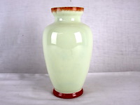 Opaline vaas handgeschilderd - afbeelding 7 van  7