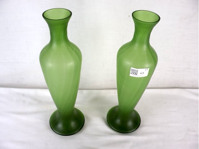 Opaline vaas (x2) - afbeelding 2 van  6