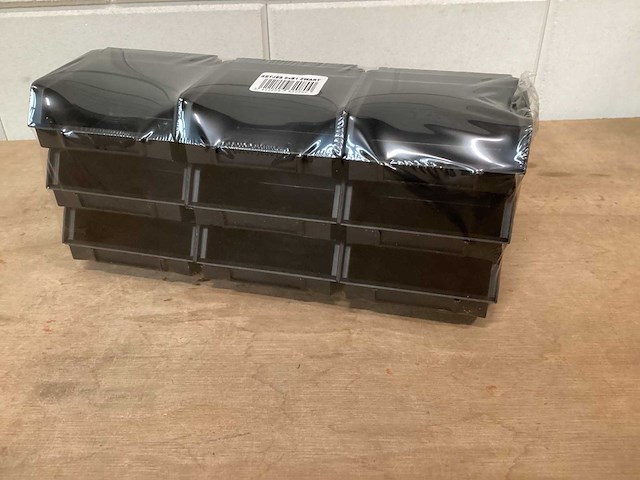 Opbergbakjes voor wandmontage, 9 delig (40x) - afbeelding 1 van  2