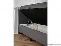Opbergboxspring serie bologna, afmeting 160 x 200, antraciet - afbeelding 5 van  8