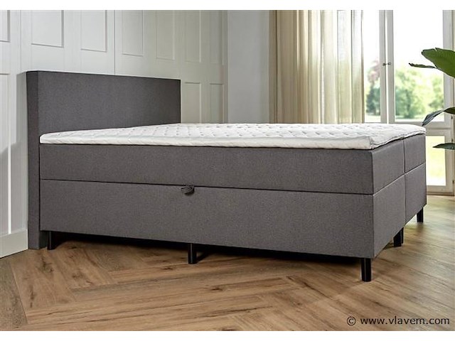Opbergboxspring serie bologna, afmeting 180 x 200, antraciet - afbeelding 6 van  8