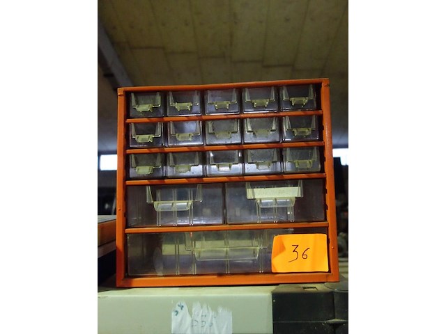 Opbergdoos met bakjes - afbeelding 1 van  1